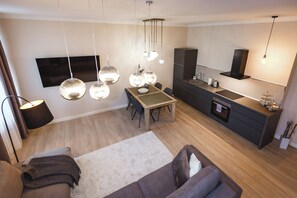 Superior Apartment, 2 Bedrooms | Living area - Bearsleys Downtown Apartments (Riga)