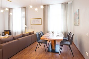 Superior Apartment, 1 Bedroom | Living area - Bearsleys Downtown Apartments (Riga)