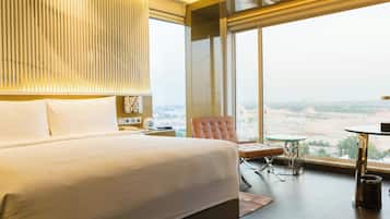 1 quarto, roupas de cama premium, edredons de pluma, frigobar