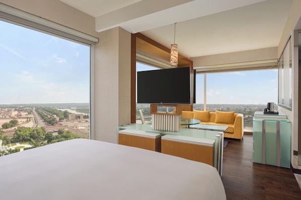 Studiosuite, 1 King-Bett | Hochwertige Bettwaren, Daunenbettdecken, Minibar, Zimmersafe