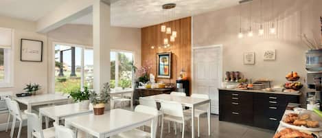 Free daily on-the-go breakfast