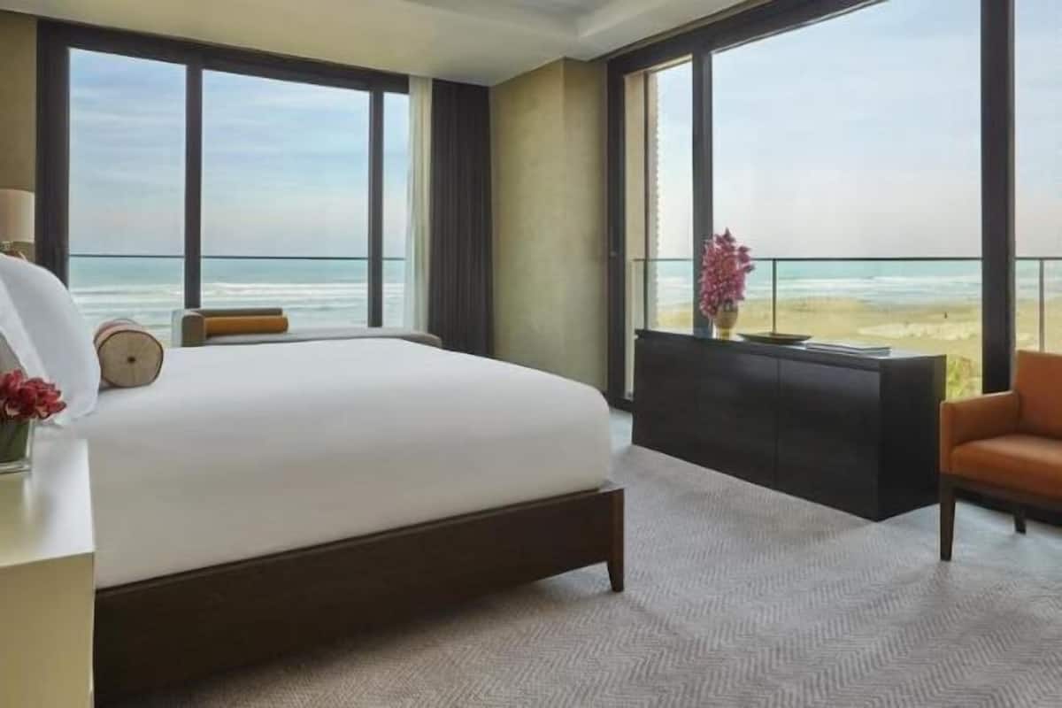 1 chambre, literie de qualité supérieure, couette en duvet d'oie