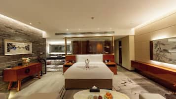 Minibar, in-room safe, cribs/infant beds, alarm clocks