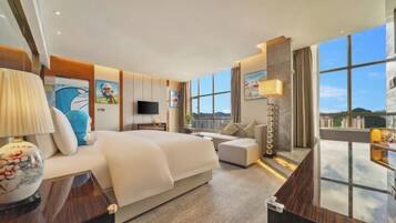 Minibar, in-room safe, cribs/infant beds, alarm clocks