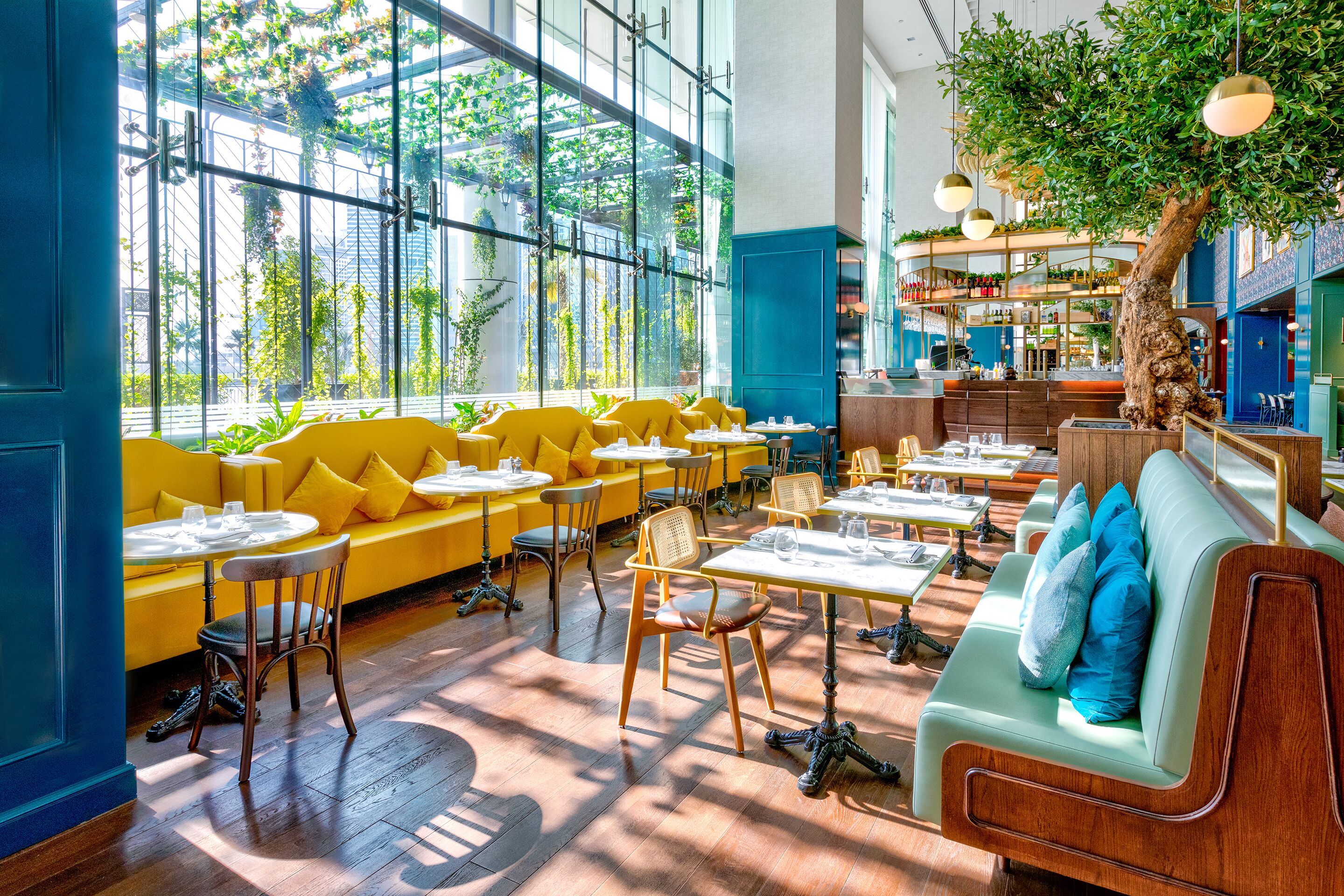 Café da manhã com buffet todos os dias mediante uma taxa