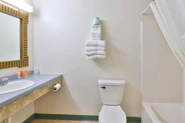 Designer toiletries, hair dryer, bidet, towels - Budget Inn (Fairmont)