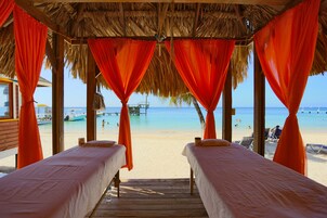 Párok számára kialakított kezelőszoba és masszázs - mélyszöveti