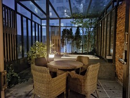 Deluxe Garden (Shower&Balcony,outdoor tub NOT available Nov~Apr&rainy day,Wearing swimwear required) | In-room safe, desk, blackout drapes, iron/ironing board