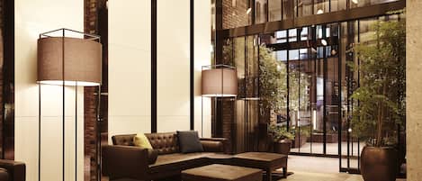 Sala de estar en el lobby