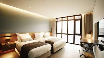 Family Twin Room with Bathtub | View from room