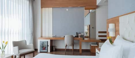 1 habitación, minibar, caja de seguridad en la habitación y escritorio