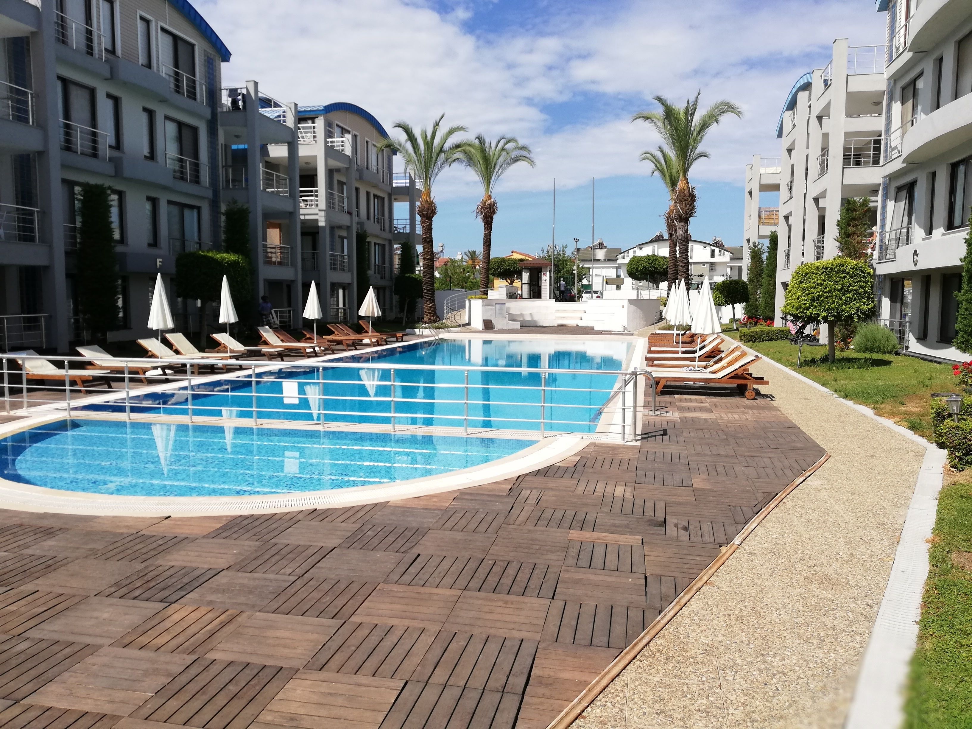 Seasonal outdoor pool