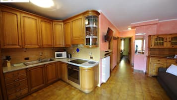 Standard Apartment, 2 Bedrooms, Terrace | Private kitchenette | Fridge, microwave, stovetop, coffee/tea maker