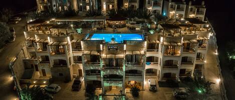 Front of property - evening/night