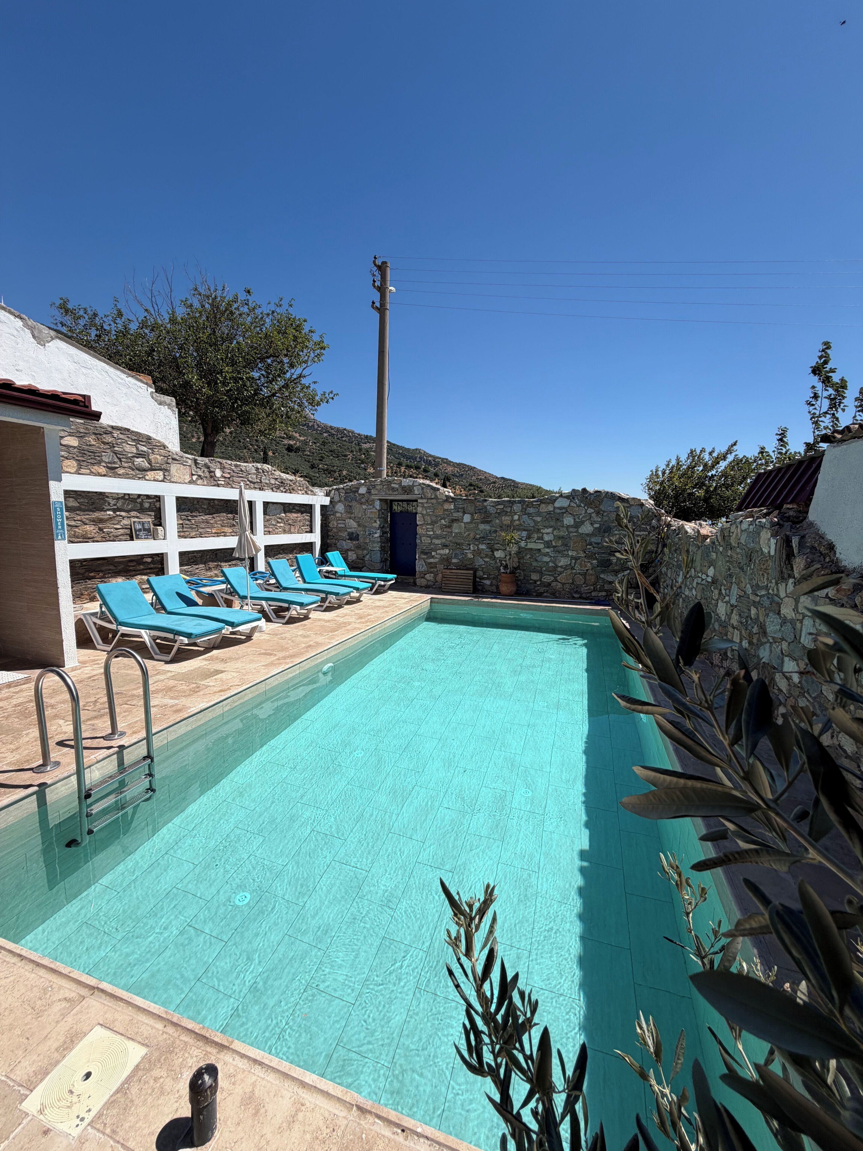 Seasonal outdoor pool, cabanas (surcharge), pool umbrellas