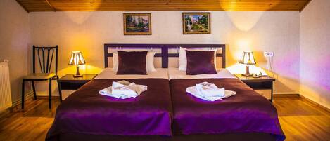 In-room safe, blackout drapes, soundproofing, free WiFi