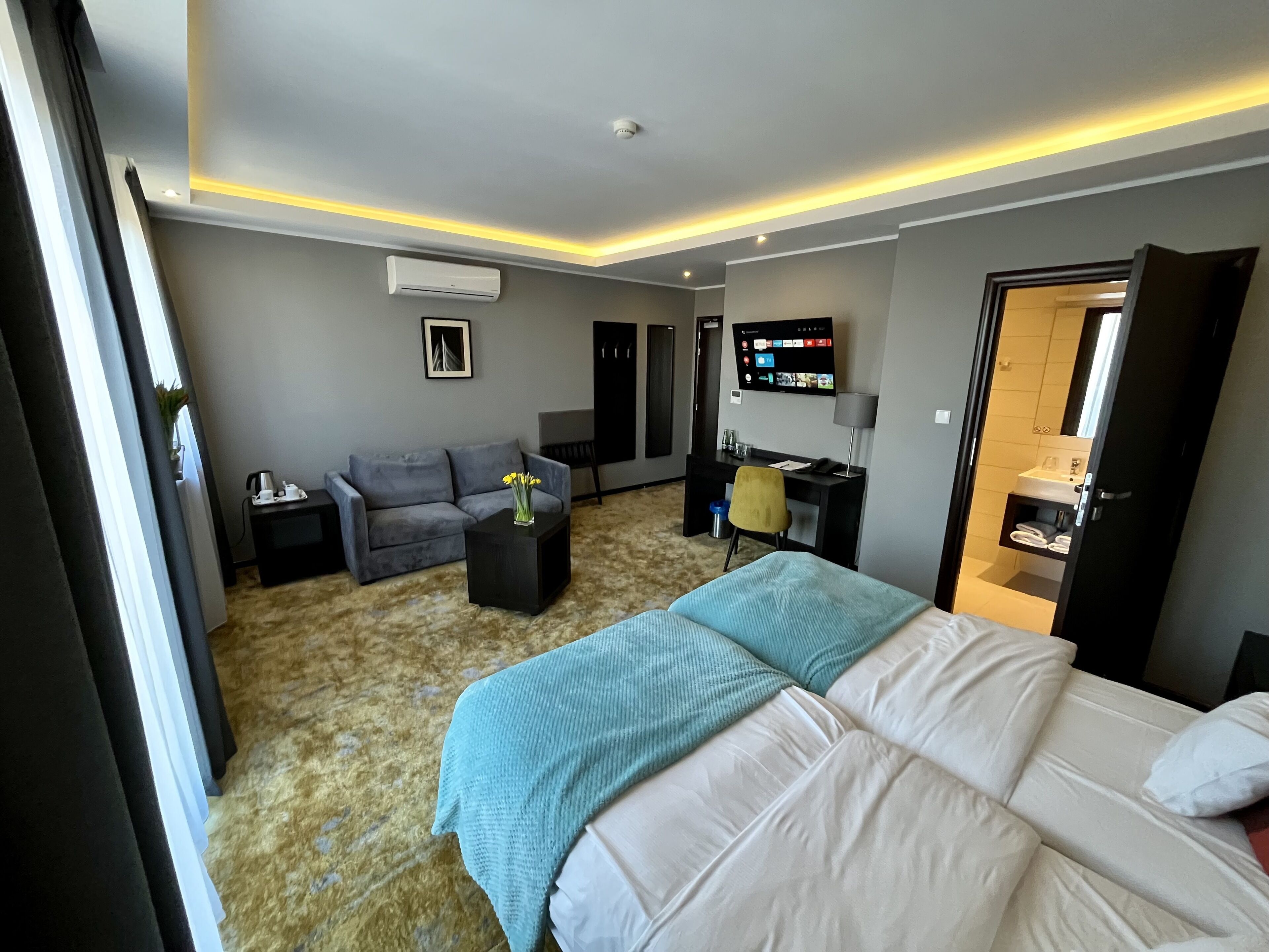 superior room | living area | led tv