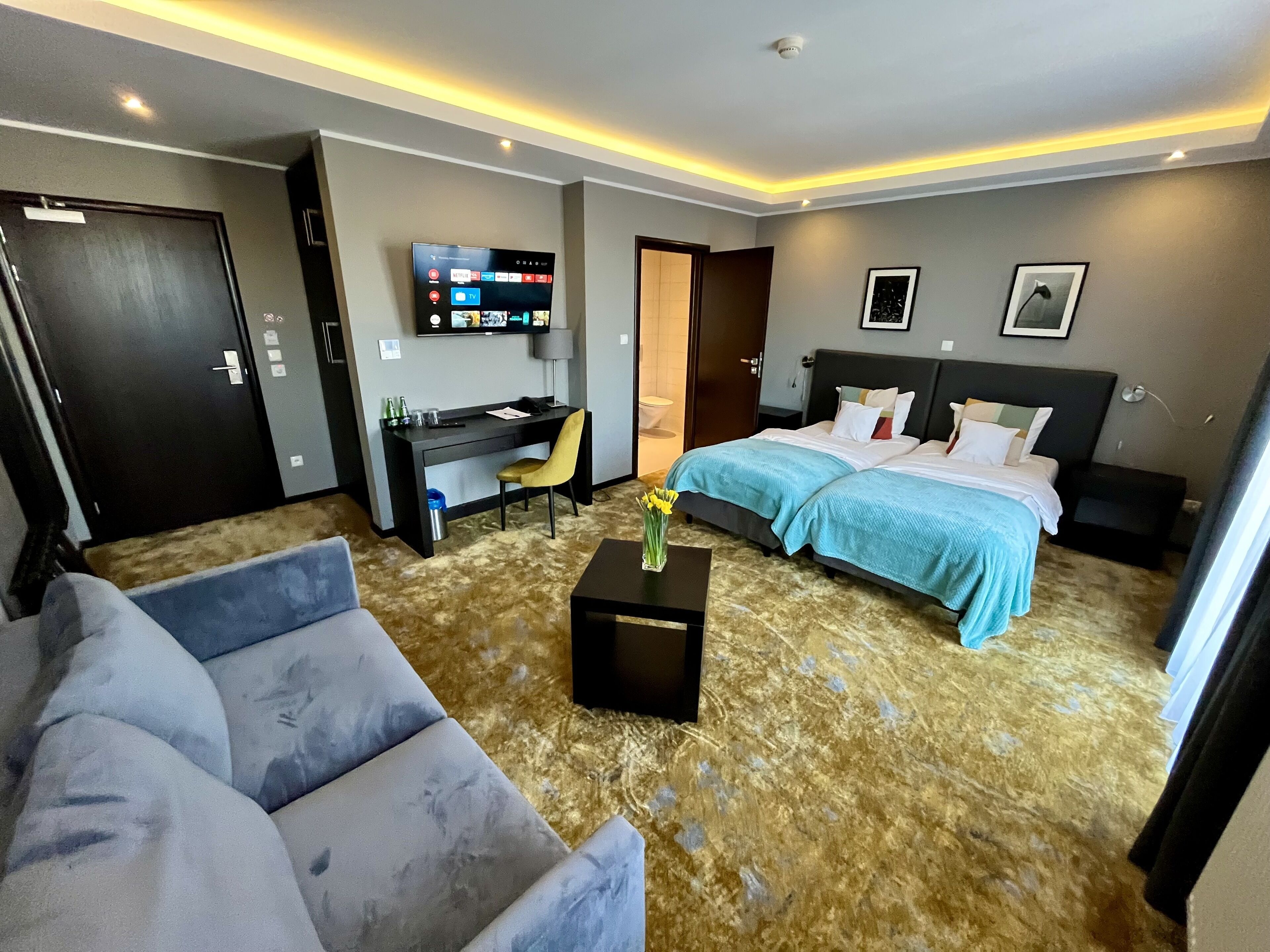 superior room | living area | led tv