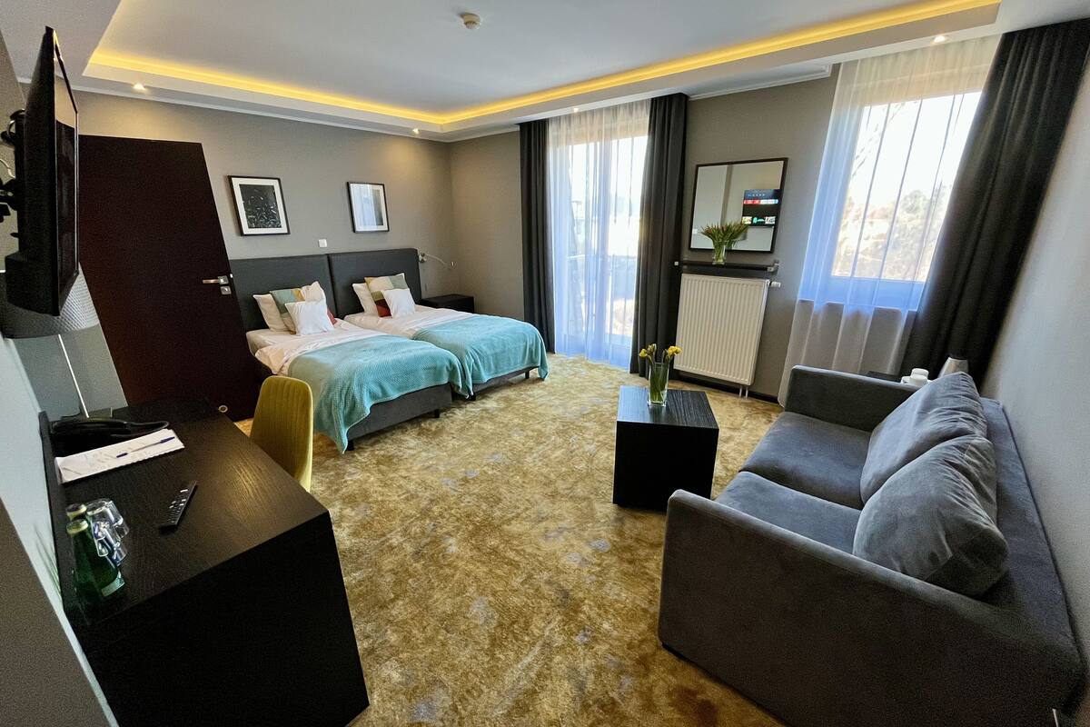 superior room | living area | led tv