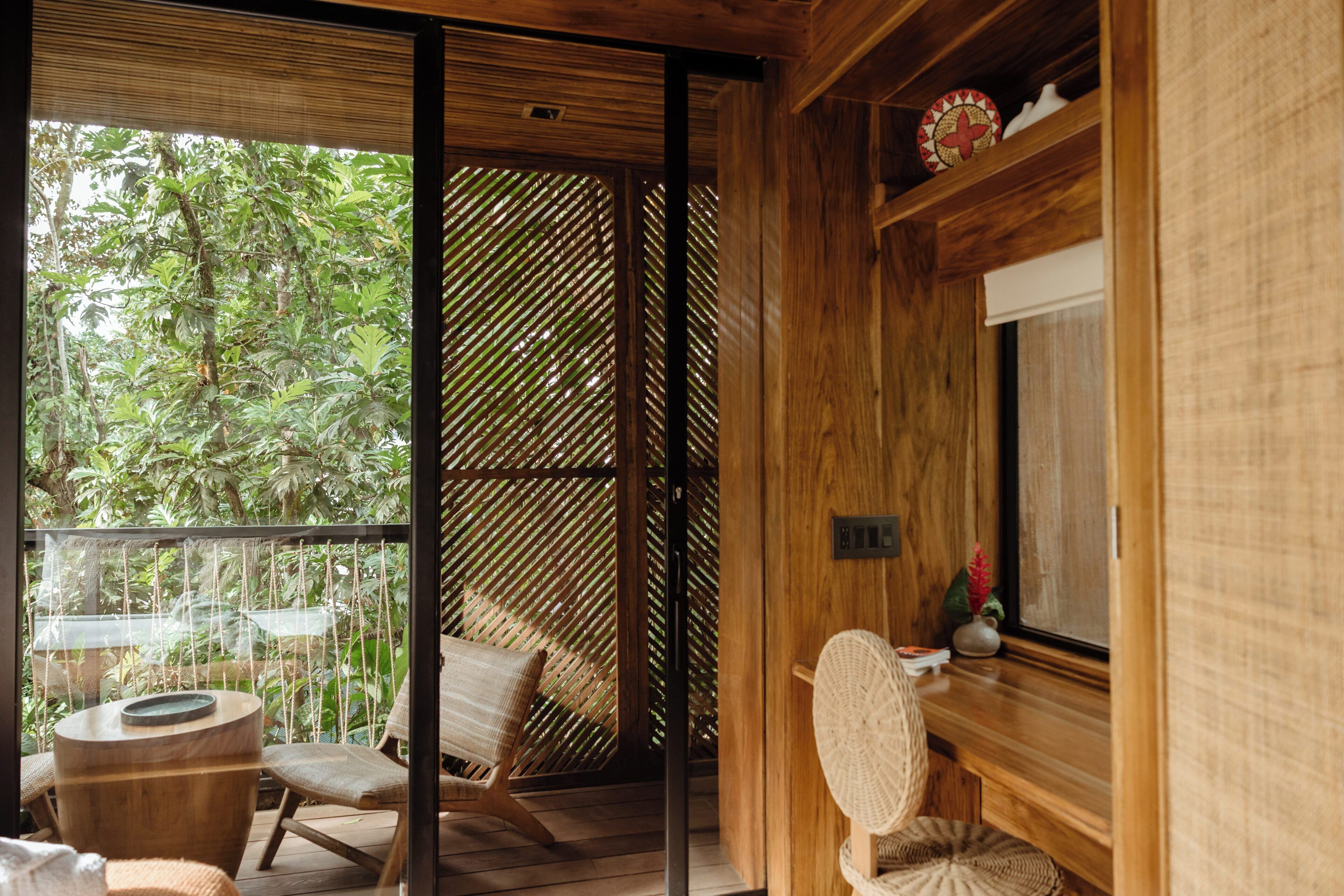 Jungle Immersion with AC | View from room