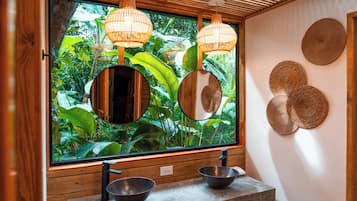 Bed in Premium 8-Bed Dorm with AC | Bathroom sink