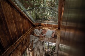 Rooftop Terrace Jungle Immersion with AC | 발코니