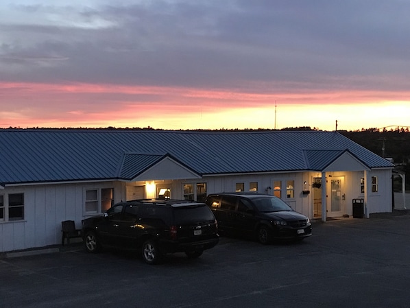 Front of property – evening/night