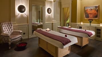 Salas de tratamientos para parejas, sauna, baño turco