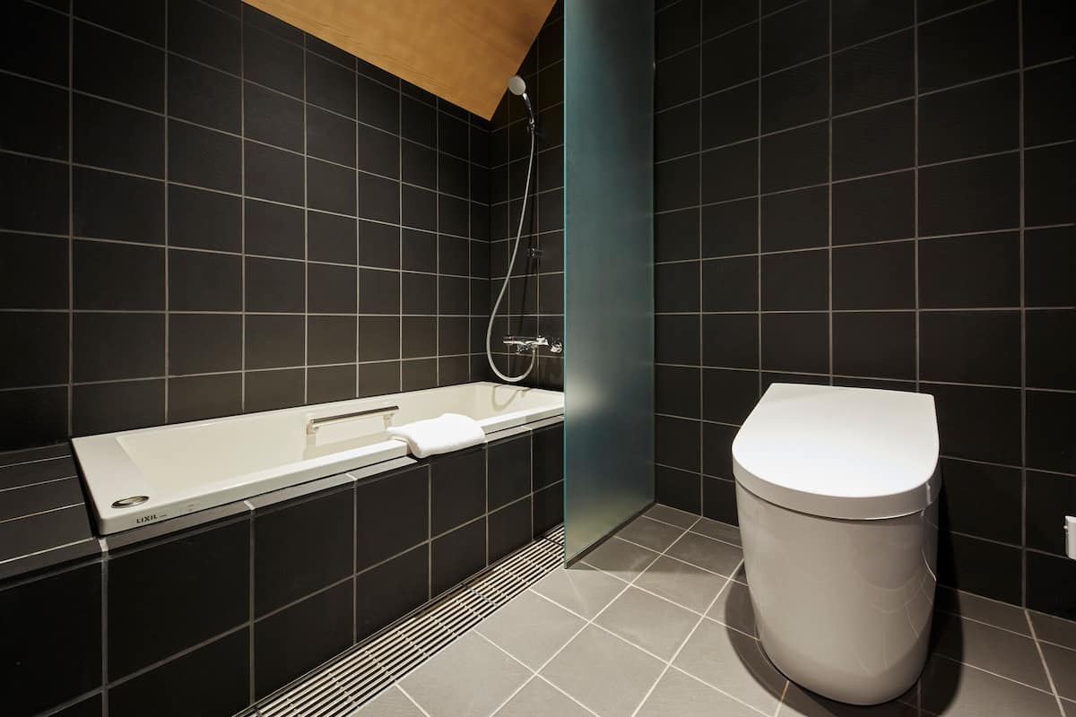 japanese twin room (31sqm) | bathroom | designer toiletries, hair dryer, bathrobes, slippers