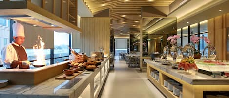 Daily buffet breakfast (IDR 150000 per person)