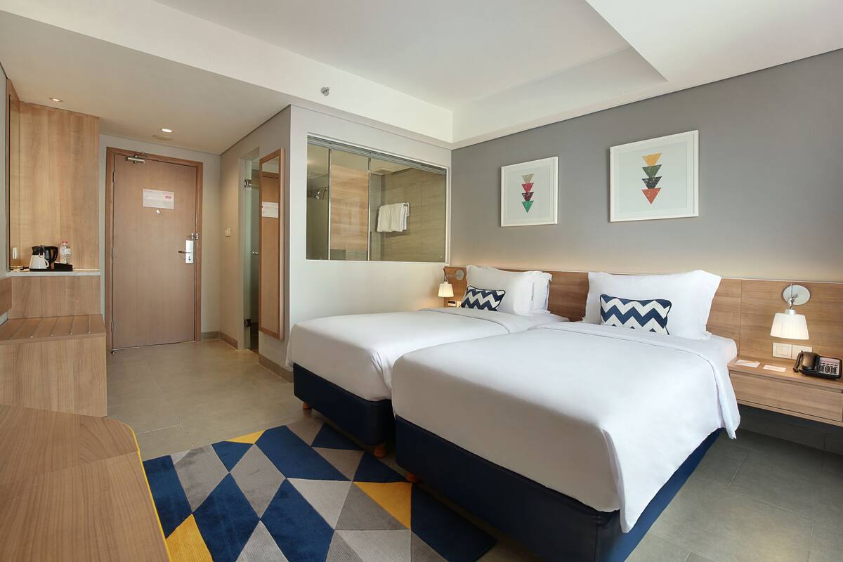 Coffres-forts dans les chambres, rideaux occultants