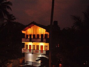 Front of property - evening/night