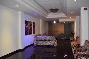 Sitteområde i lobbyen