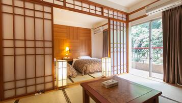 日式家庭房 | 高档床上用品、办公桌、隔音、免费 WiFi