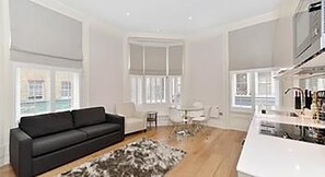 Premium Apartment, 1 Bedroom | Living area | Flat-screen TV - The Soho Mandeville (London)