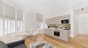 Premium Apartment, 1 Bedroom | Living area | Flat-screen TV - The Soho Mandeville (London)