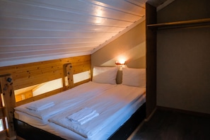 Apartment 6 persons with Loft (excluding linen & towels) | Living area | Flat-screen TV, heated floors