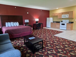 Chambre Standard, 1 très grand lit, non-fumeur, cuisine (Larger Room)