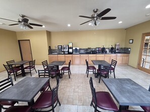 Free daily on-the-go breakfast