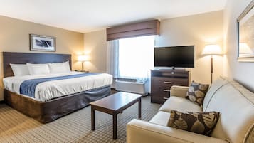 42-英寸纯平电视 (配备卫星频道)、电视