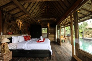 Villa, 3 Bedrooms, Private Pool | 3 bedrooms, premium bedding, minibar, in-room safe - Ubud Virgin Villa (Ubud)