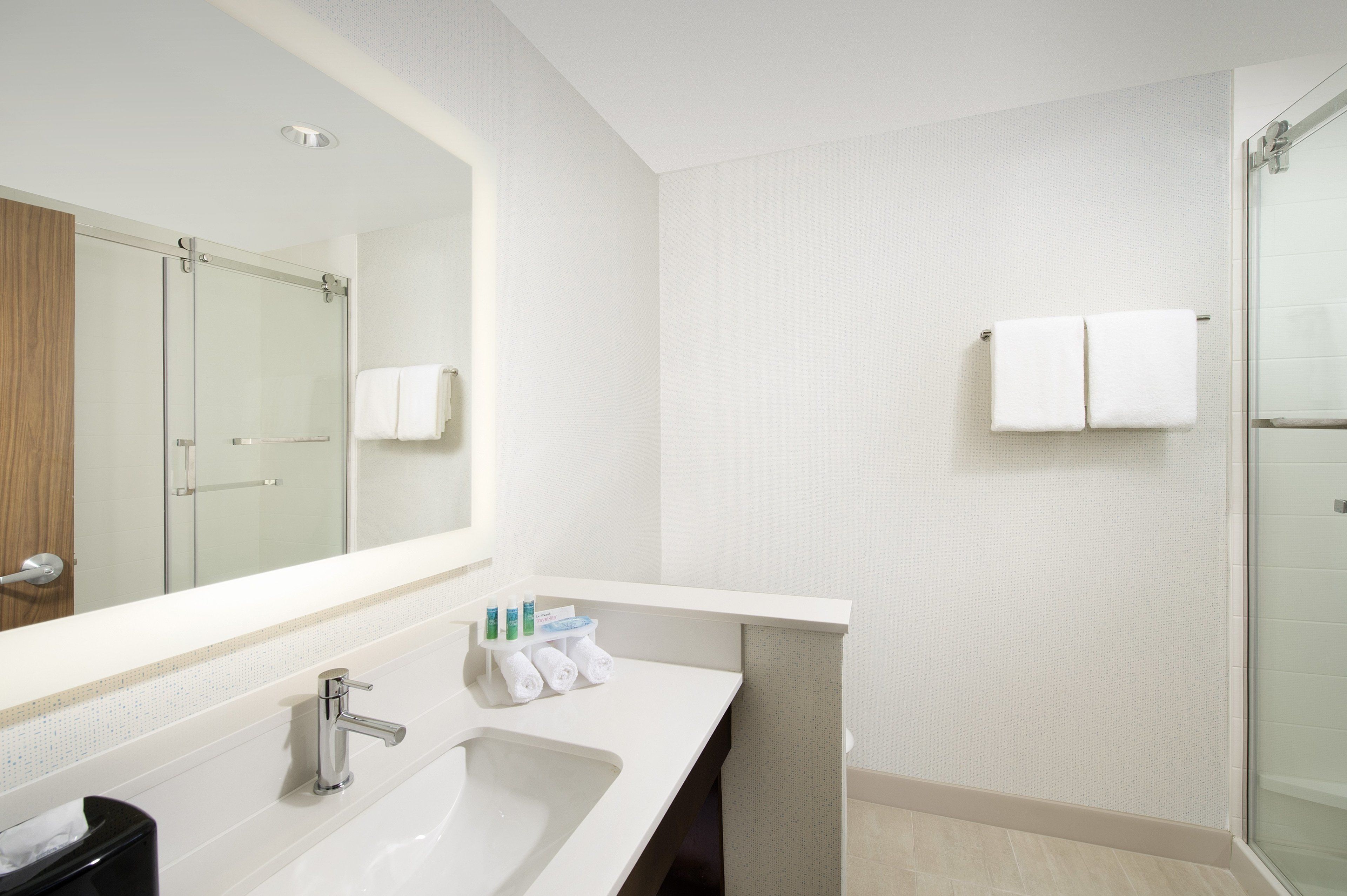 free toiletries, hair dryer, towels, soap