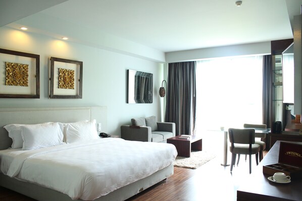 Junior Suite, Balcony, Pool View | View from room - The Sintesa Jimbaran Bali (Jimbaran)