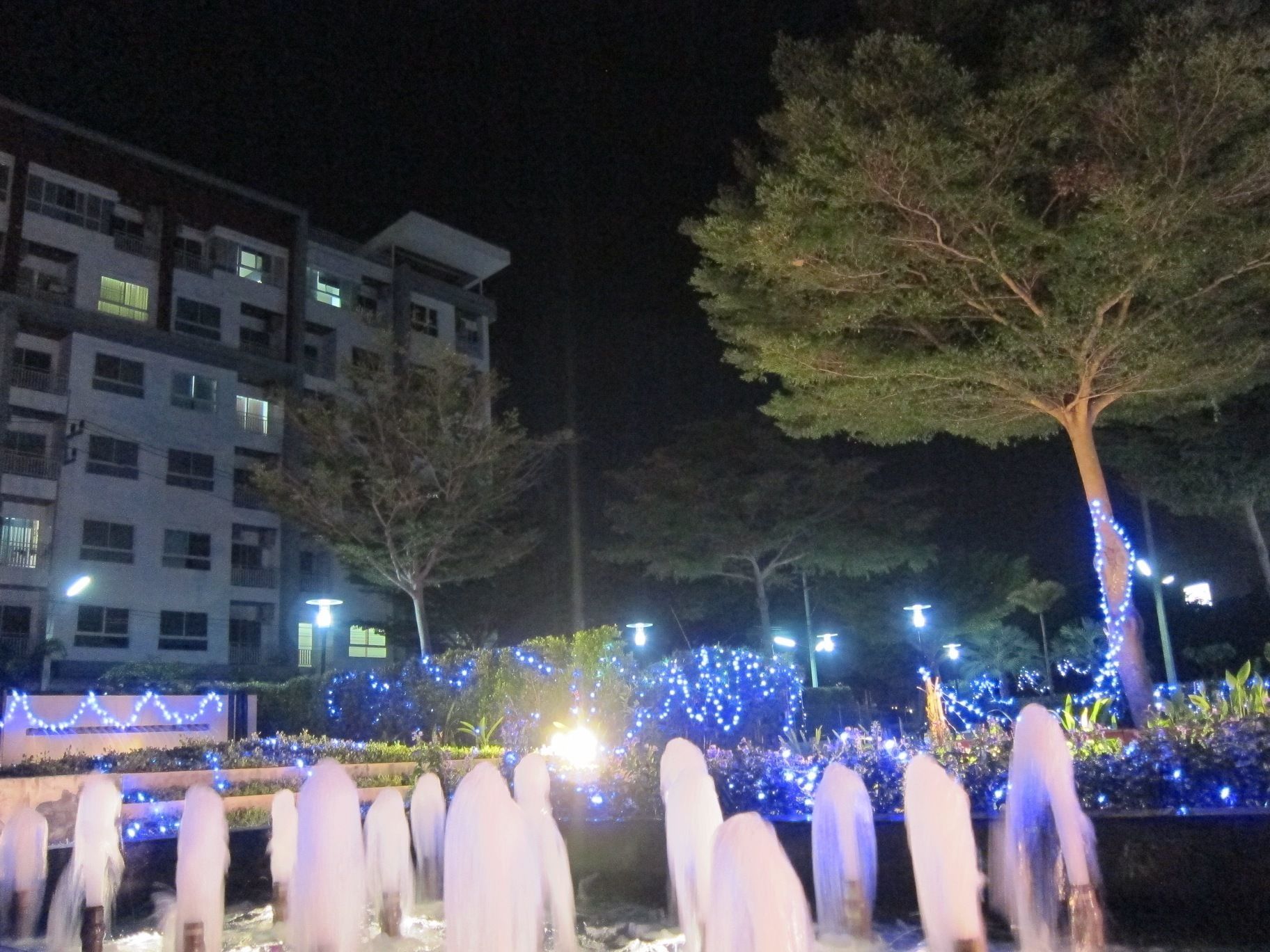 front of property – evening/night