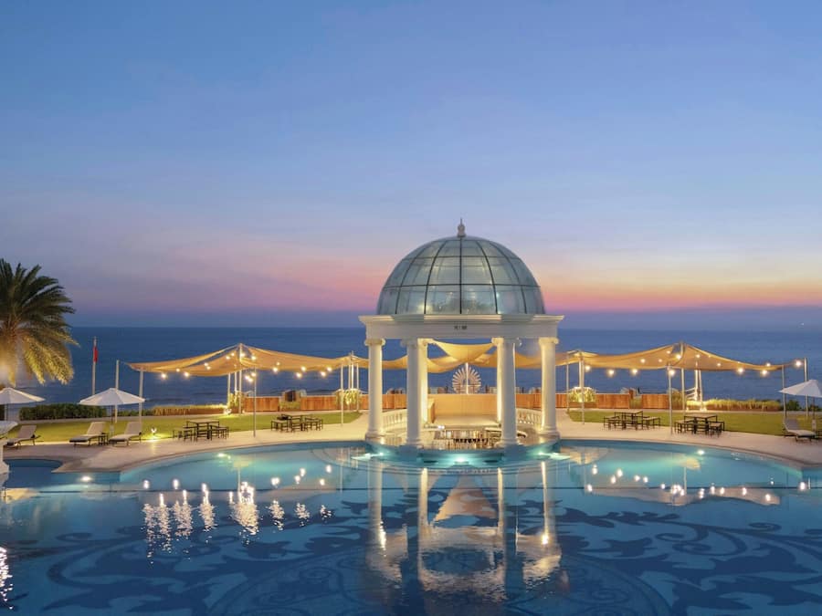 Outdoor pool, open 6:00 AM to 7:00 PM, pool umbrellas, sun loungers
