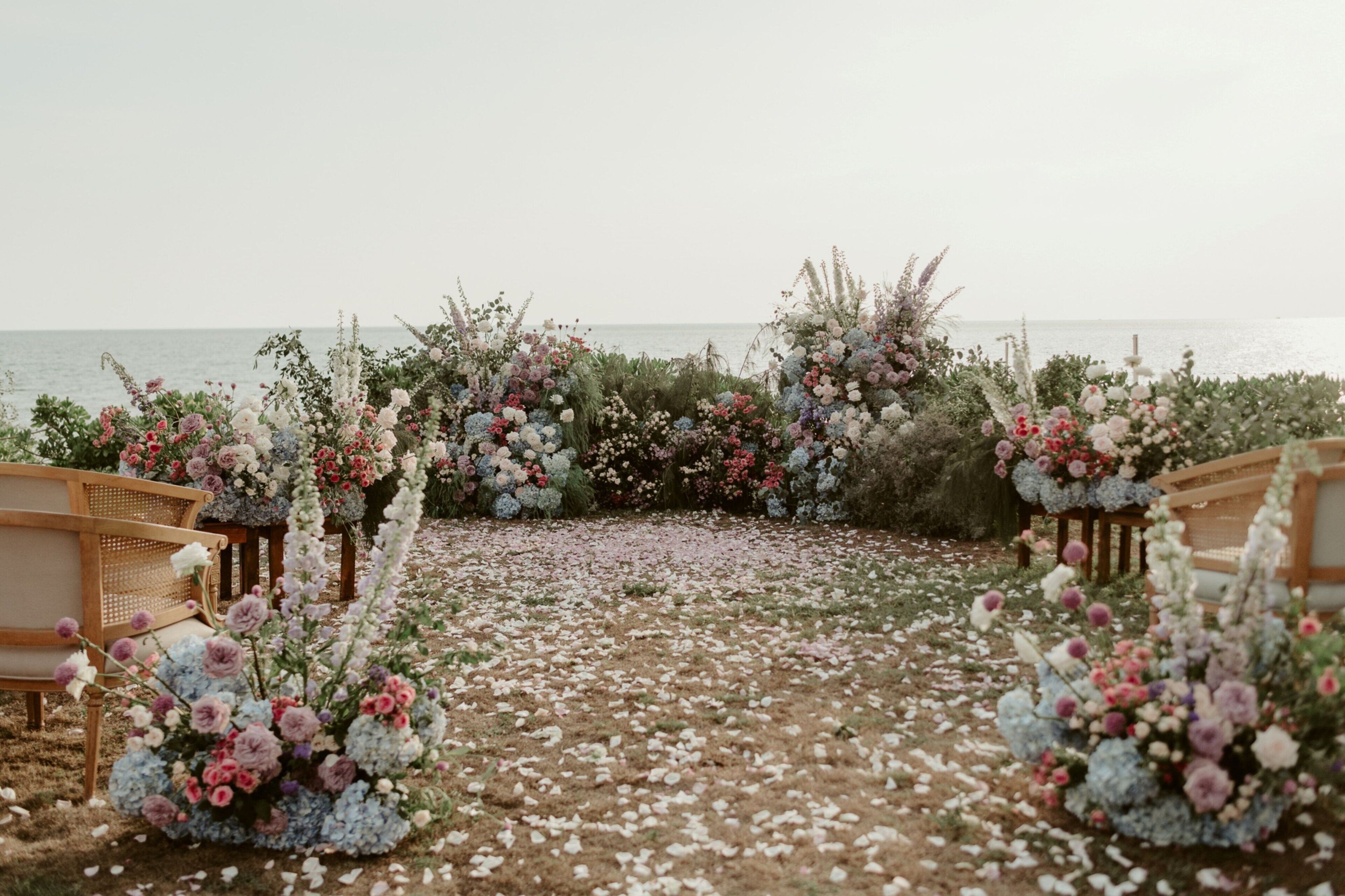 private beach, white sand, beach umbrellas