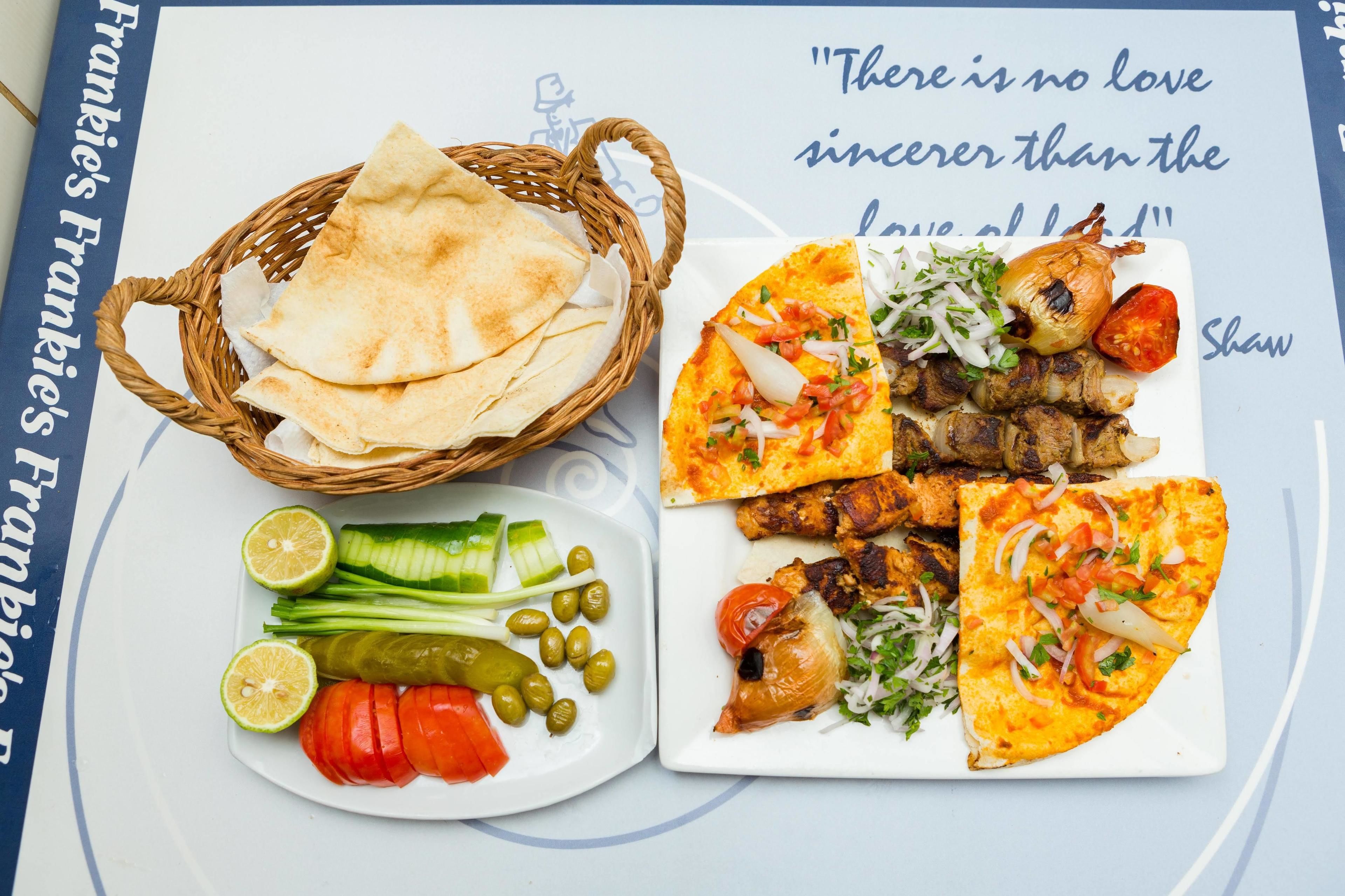 breakfast, lunch, dinner served; international cuisine