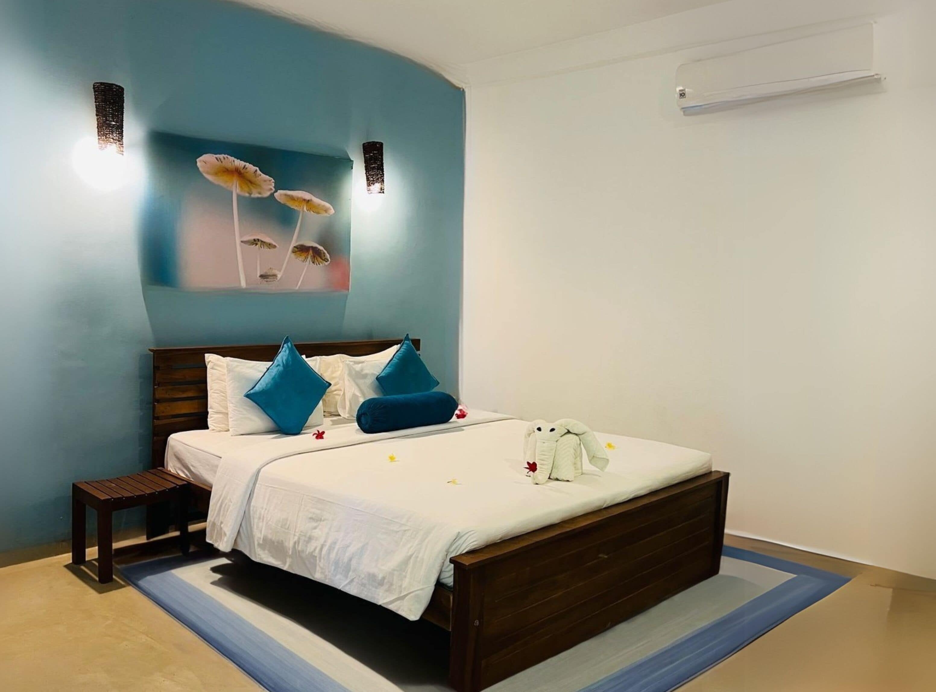 Deluxe tweepersoonskamer | 1 slaapkamer, Italiaanse Frette-lakens, luxe beddengoed, donsdekens