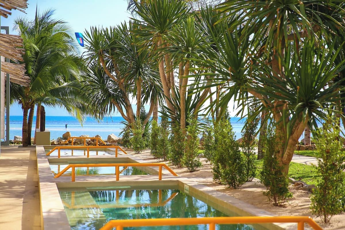 pool access suite | view from room