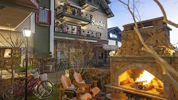 Voorkant van accommodatie